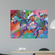 Horse Race Wall Mural