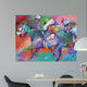 Horse Race Wall Mural