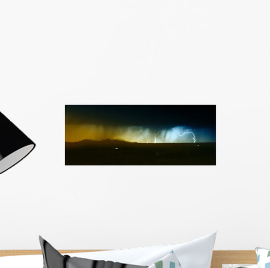 Lightning Storm over Northern Wall Decal Design 2