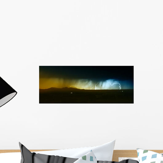 Lightning Storm over Northern Wall Decal Design 2