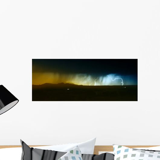 Lightning Storm over Northern Wall Decal Design 2