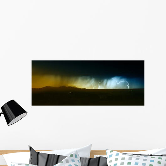Lightning Storm over Northern Wall Decal Design 2