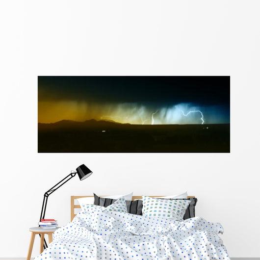 Lightning Storm over Northern Wall Decal Design 2