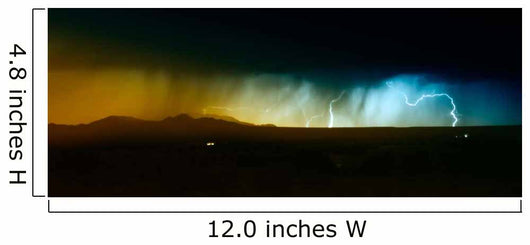 Lightning Storm over Northern Wall Decal Design 2