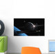 Illustration Astronaut Orbit over Wall Decal