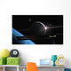 Illustration Astronaut Orbit over Wall Decal