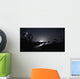 Telescope Pointed out to Wall Decal