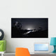 Telescope Pointed out to Wall Decal