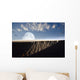 Full Moon Rising above Wall Decal