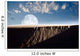 Full Moon Rising above Wall Decal