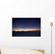 Sunset Landscape Depicting Crepuscular Wall Decal