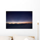 Sunset Landscape Depicting Crepuscular Wall Decal