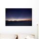 Sunset Landscape Depicting Crepuscular Wall Decal