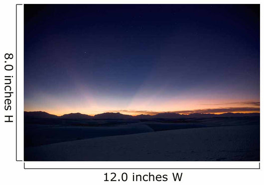 Sunset Landscape Depicting Crepuscular Wall Decal