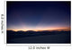 Sunset Landscape Depicting Crepuscular Wall Decal