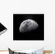 Waxing Gibbous Moon Wall Decal