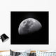 Waxing Gibbous Moon Wall Decal
