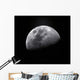 Waxing Gibbous Moon Wall Decal