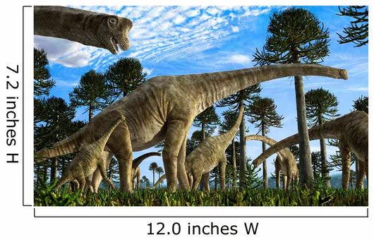 Giraffatitan Brancai Dinosaurs Grazing Wall Decal