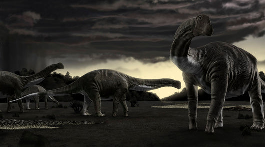 Titanosaurs First Storm Year Wall Decal