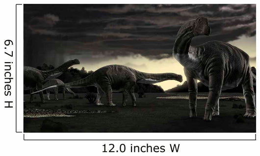 Titanosaurs First Storm Year Wall Decal