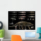 Anatomy Uberabasuchus Terrificus Wall Decal