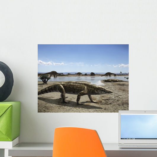 Uberabasuchus Terrificus Arid Climate Wall Decal