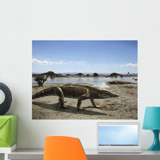 Uberabasuchus Terrificus Arid Climate Wall Decal
