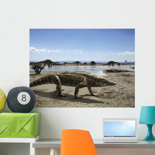 Uberabasuchus Terrificus Arid Climate Wall Decal