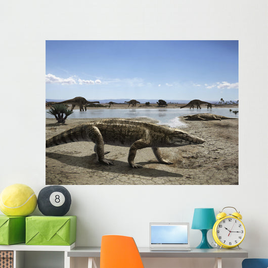 Uberabasuchus Terrificus Arid Climate Wall Decal