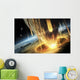 Giant Asteroid Collides with Wall Decal