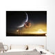 Apocalyptic Scene Showing Gravity Wall Decal