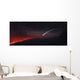 Volcanic Eruption within City Wall Decal