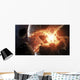 Apocalyptic Space Scene with Wall Decal Design 2