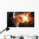 Apocalyptic Space Scene with Wall Decal Design 2