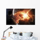 Apocalyptic Space Scene with Wall Decal Design 2