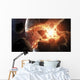 Apocalyptic Space Scene with Wall Decal Design 2