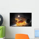 Apocalyptic Space Scene with Wall Decal Design 1