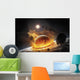 Apocalyptic Space Scene with Wall Decal Design 1