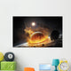 Apocalyptic Space Scene with Wall Decal Design 1