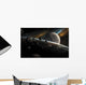 Dynamic Space Scene with Wall Decal