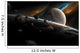 Dynamic Space Scene with Wall Decal