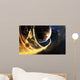 Abstract Science Fiction Scene Wall Decal