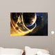 Abstract Science Fiction Scene Wall Decal