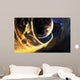 Abstract Science Fiction Scene Wall Decal