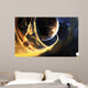 Abstract Science Fiction Scene Wall Decal