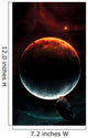 Classical Two Colored Space Wall Decal