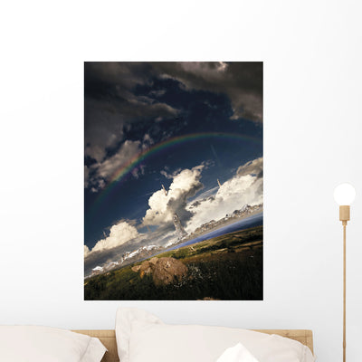 Imaginative Environment with Large Wall Decal shown on a wall