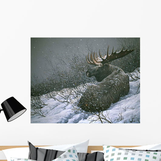 Moose Brush Wall Decal