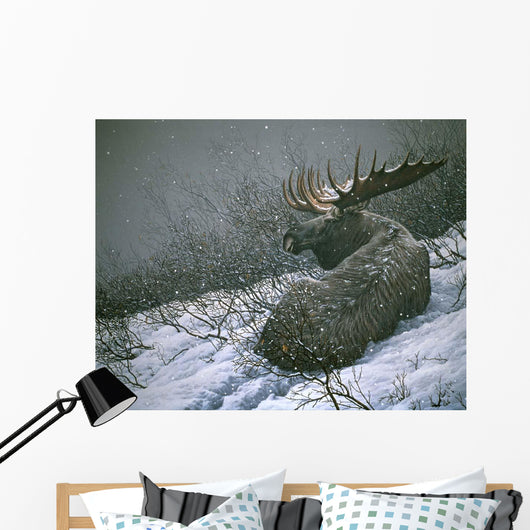 Moose Brush Wall Decal